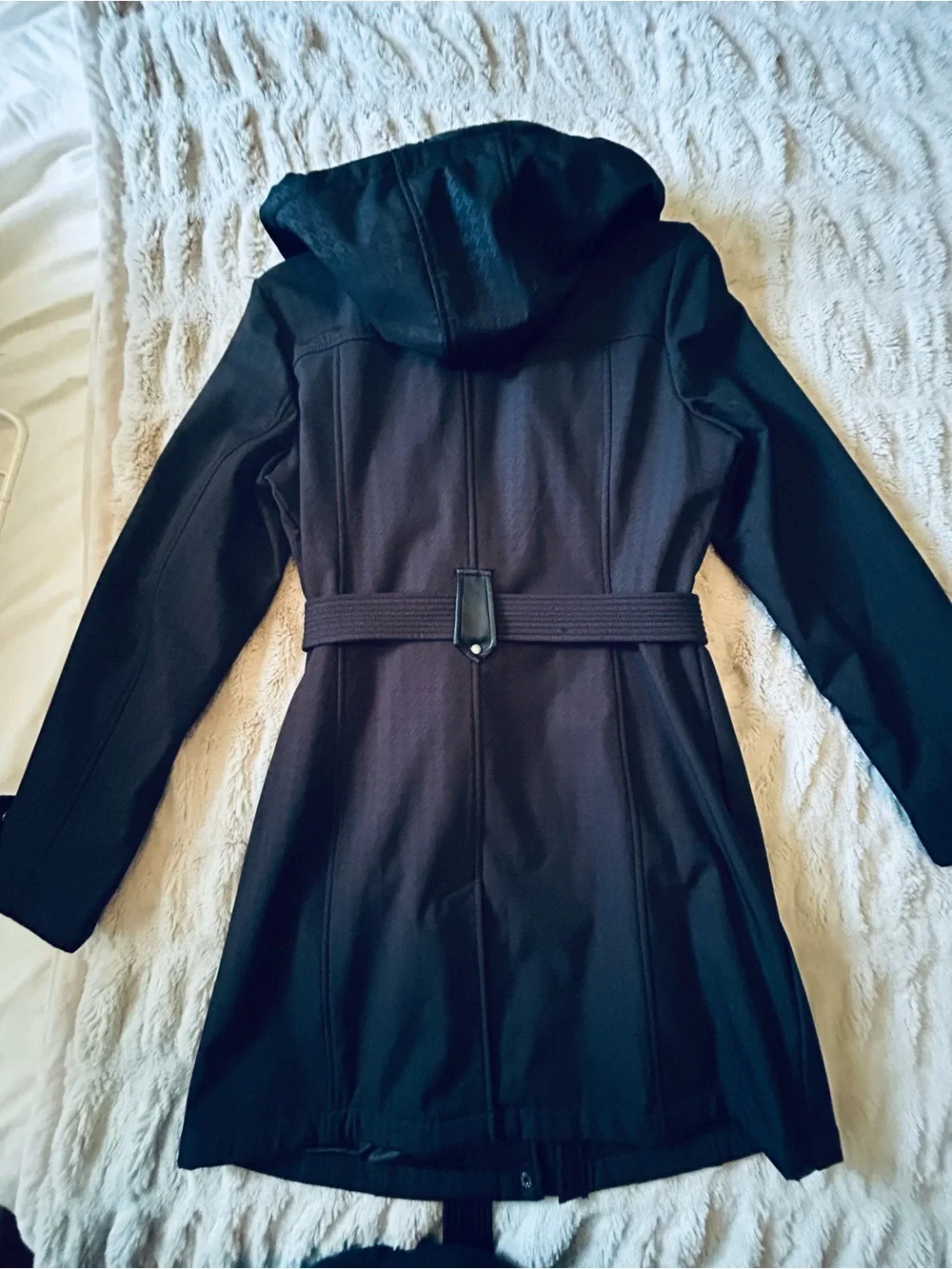 Michael Kors Black Belted Trench Coat